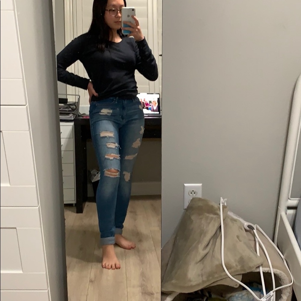 ripped jeans